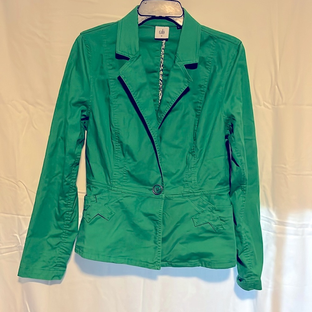 Cabi #5097 Verse green jacket size Medium